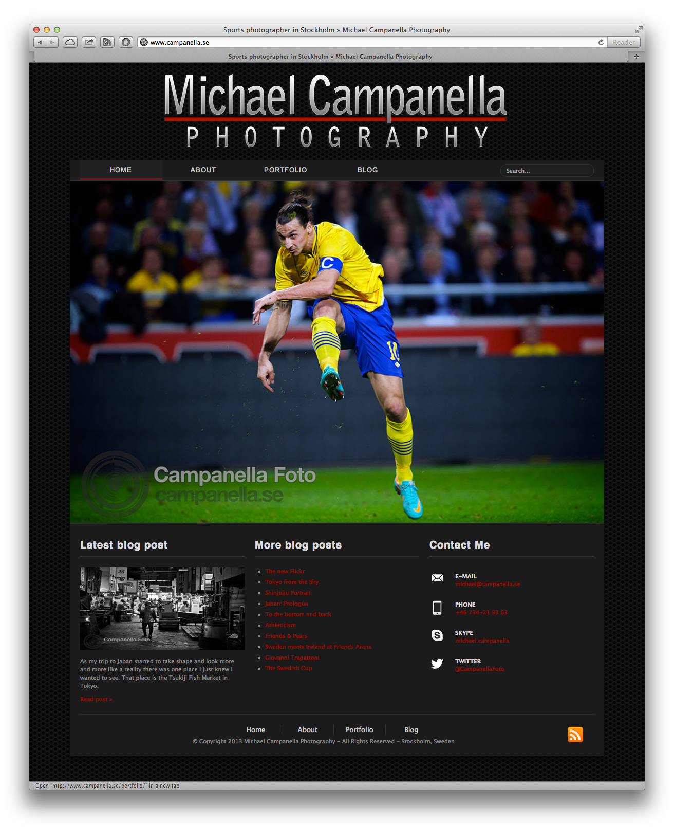 CampanellaFoto - Version 4.0 - Homepage
