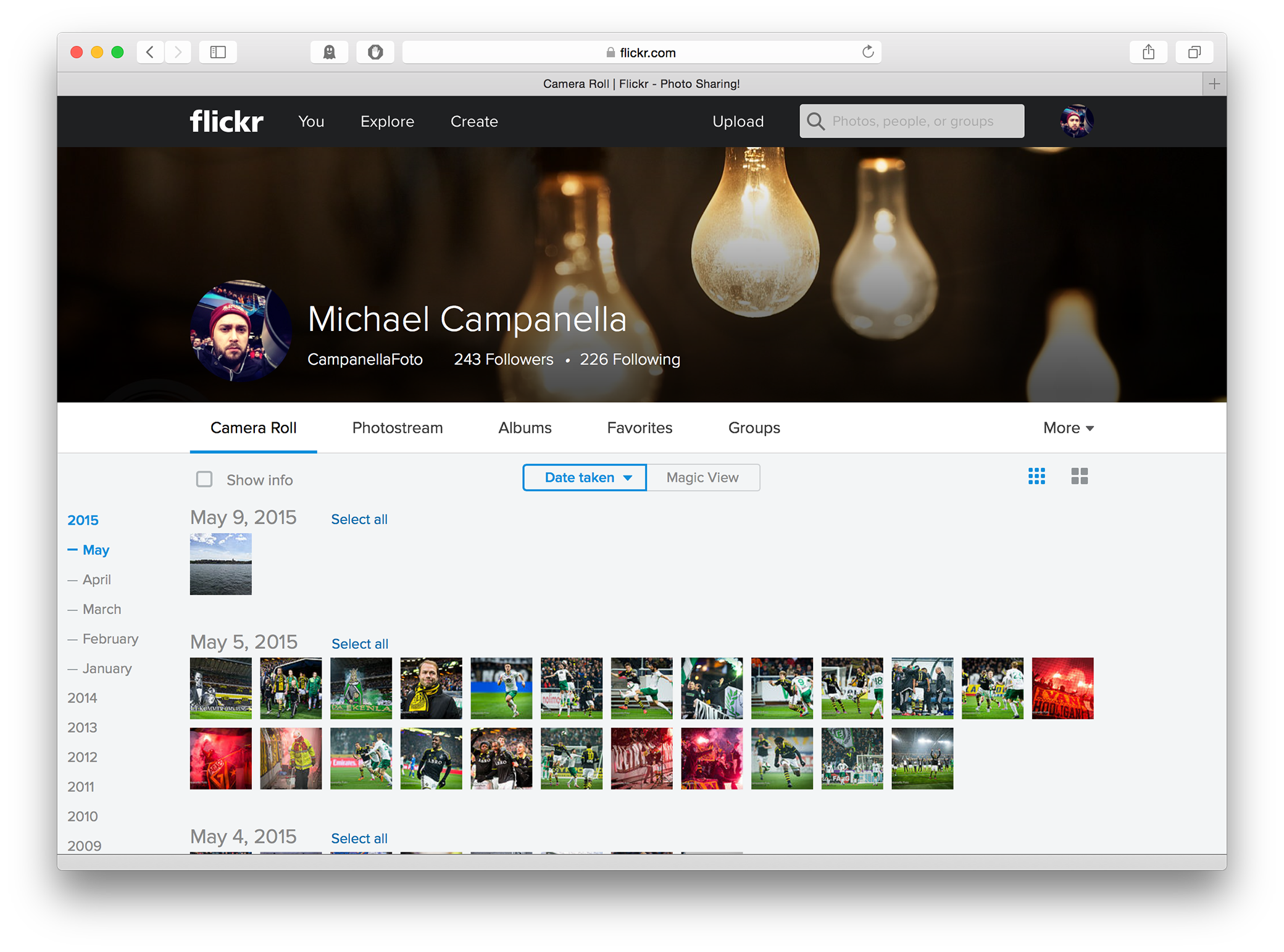Flickr 4.0 - Camera Roll