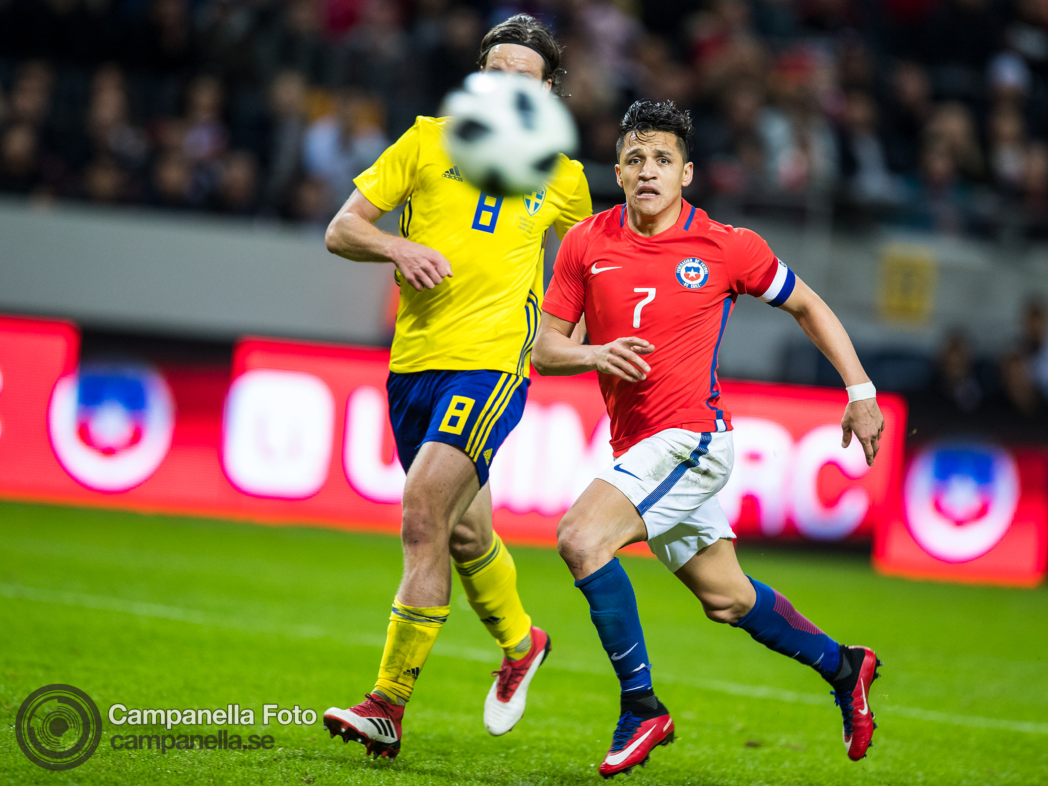 Two from the friendly between Sweden and Chile - Michael Campanella Photography