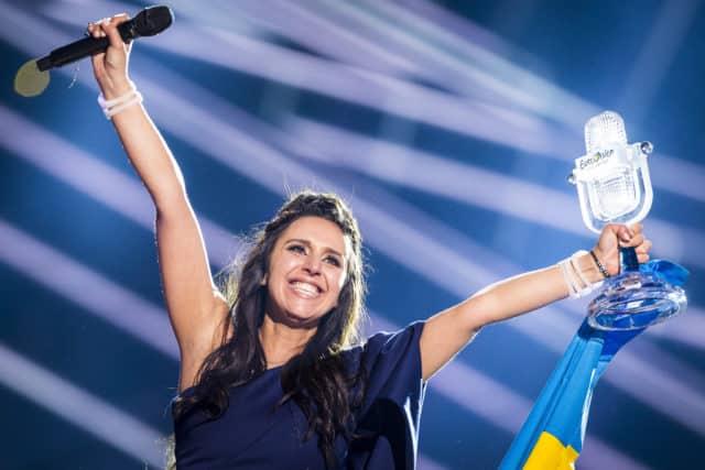 Jamala wins Eurovision 2016 (News Photographer - Michael Campanella)