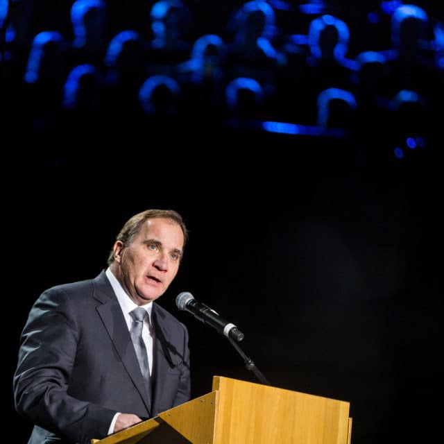 Former Swedish Prime Minister Stefan Löfven (News Photographer - Michael Campanella)