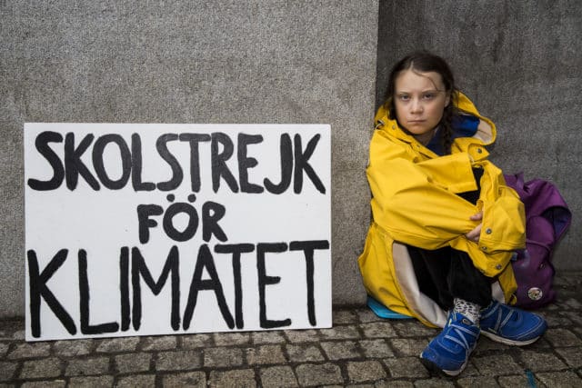Greta Thunberg climate protest in Stockholm (Photojournalist  - Michael Campanella)