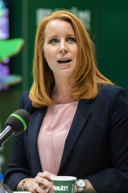 Centre Party Leader Annie Loof (Photojournalist - Michael Campanella)
