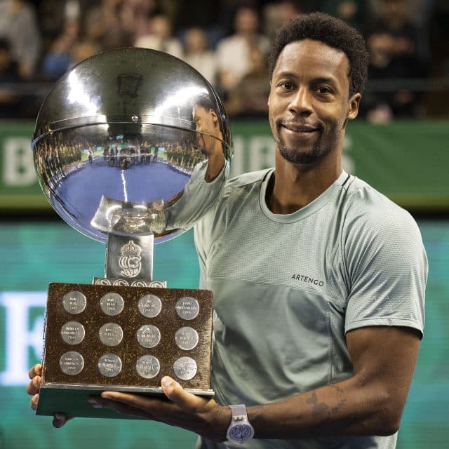 Gaël Monfils wins the Nordic Open 2023 (Sports Photographer - Michael Campanella)